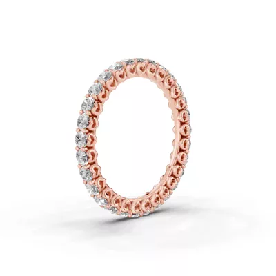 Sculpted Heart Diamond Eternity Ring (1 ct. tw.)