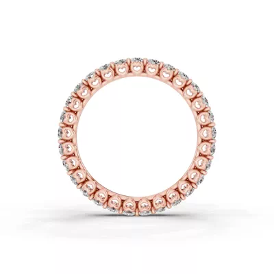 Sculpted Heart Diamond Eternity Ring (1 ct. tw.)