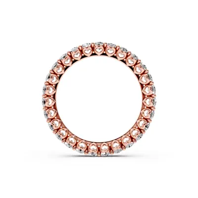 Sculpted Heart Diamond Eternity Ring (1.50 ct. tw.)