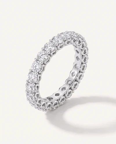 Sculpted Heart Diamond Eternity Ring (3 ct. tw.)