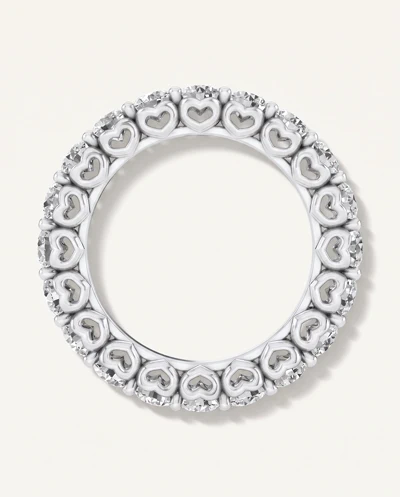 Sculpted Heart Diamond Eternity Ring (3 ct. tw.)