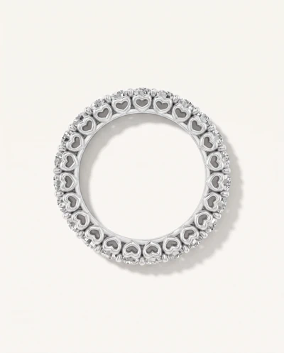 Sculpted Heart Diamond Eternity Ring (2 ct. tw.)