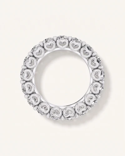 Sculpted Heart Diamond Eternity Ring (5 ct. tw.)