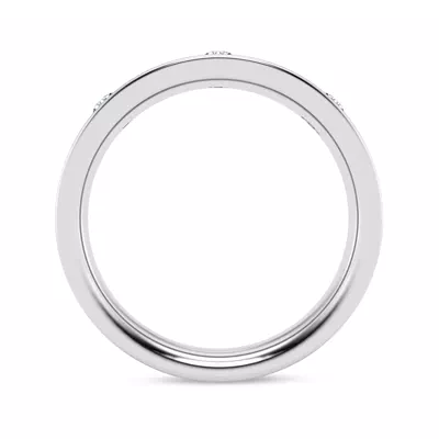 Flush Set Round Diamond Band (7mm)