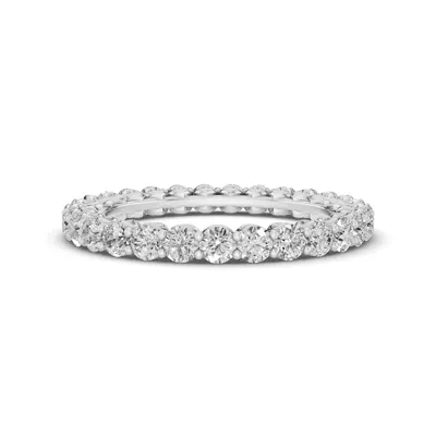 Sculpted Heart Lab Diamond Eternity Ring (1 ct. tw.)