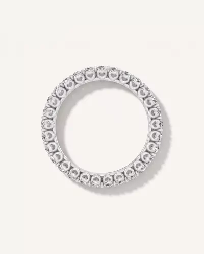 Sculpted Heart Lab Diamond Eternity Ring (1 ct. tw.)