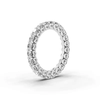 Sculpted Heart Lab Diamond Eternity Ring (2 ct. tw.)
