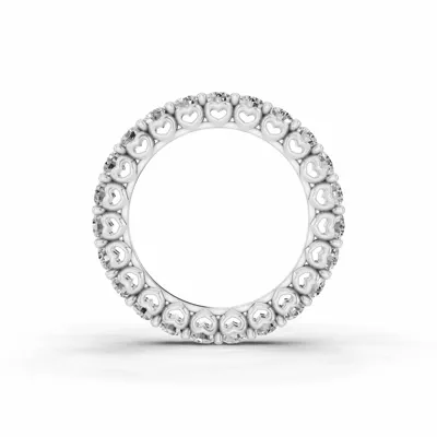 Sculpted Heart Lab Diamond Eternity Ring (2 ct. tw.)