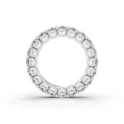 Sculpted Heart Lab Diamond Eternity Ring (3 ct. tw.)