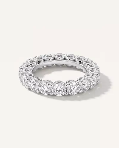 Sculpted Heart Lab Diamond Eternity Ring (4 ct. tw.)