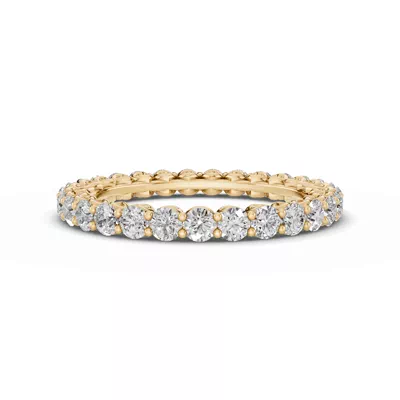 Sculpted Heart Lab Diamond Eternity Ring (1 ct. tw.)