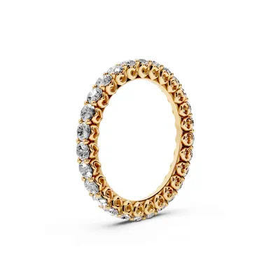 Sculpted Heart Lab Diamond Eternity Ring (1.50 ct. tw.)