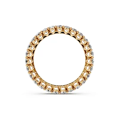 Sculpted Heart Lab Diamond Eternity Ring (1.50 ct. tw.)