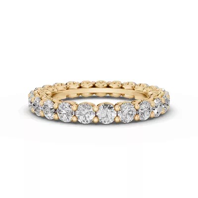 Sculpted Heart Lab Diamond Eternity Ring (2 ct. tw.)