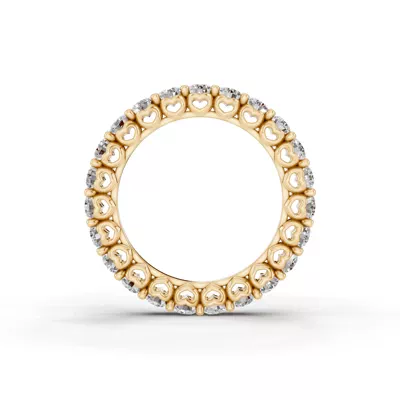 Sculpted Heart Lab Diamond Eternity Ring (2 ct. tw.)