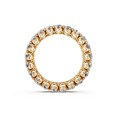 Sculpted Heart Lab Diamond Eternity Ring (2.50 ct. tw.)