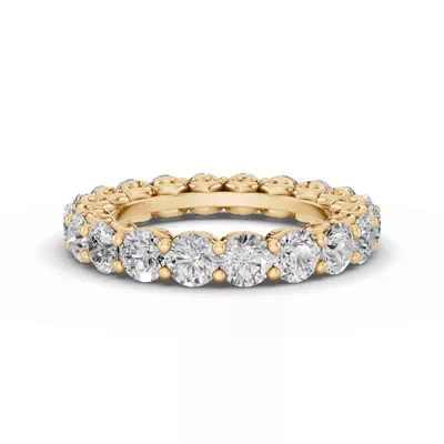 Sculpted Heart Lab Diamond Eternity Ring (3 ct. tw.)