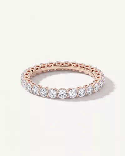 Sculpted Heart Lab Diamond Eternity Ring (1 ct. tw.)