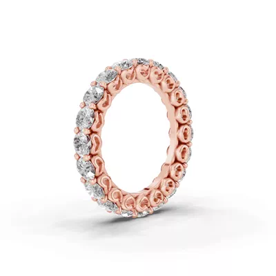 Sculpted Heart Lab Diamond Eternity Ring (3 ct. tw.)