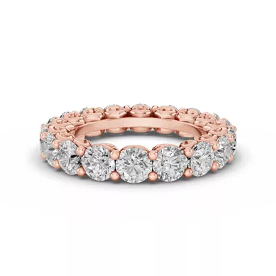Sculpted Heart Lab Diamond Eternity Ring (4 ct. tw.)