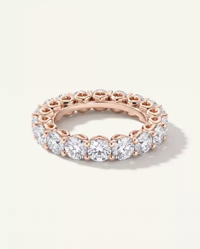 Sculpted Heart Lab Diamond Eternity Ring (4 ct. tw.)