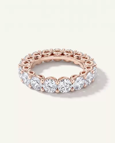 Sculpted Heart Lab Diamond Eternity Ring (5 ct. tw.)
