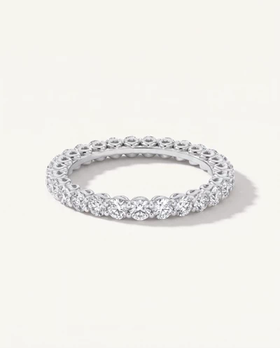 Sculpted Heart Lab Diamond Eternity Ring (1 ct. tw.)