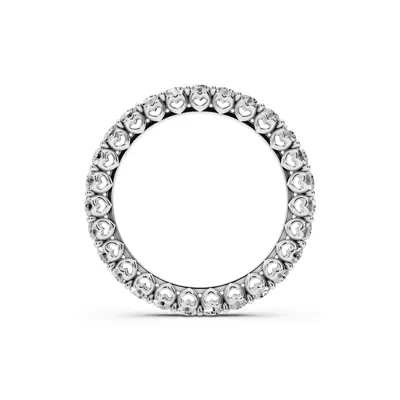 Sculpted Heart Lab Diamond Eternity Ring (1.50 ct. tw.)