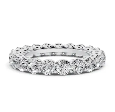 Sculpted Heart Lab Diamond Eternity Ring (2.50 ct. tw.)
