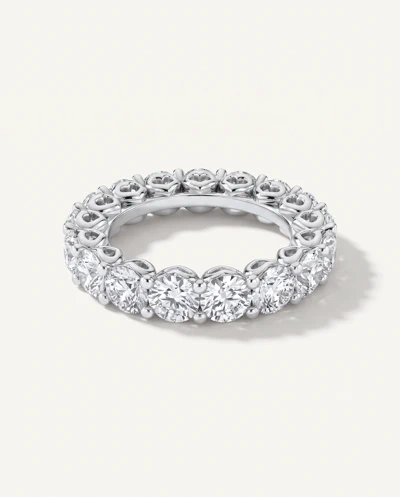 Sculpted Heart Lab Diamond Eternity Ring (5 ct. tw.)