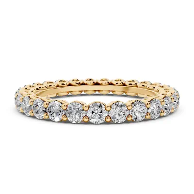Sculpted Heart Lab Diamond Eternity Ring (1.50 ct. tw.)