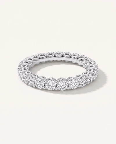 Sculpted Heart Lab Diamond Eternity Ring (2 ct. tw.)