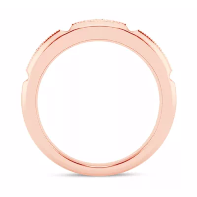 Milgrain Brick Lab Diamond Band (7.00mm)
