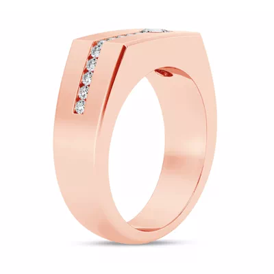 Angled Pavé Lab Diamond Band (7.5mm)