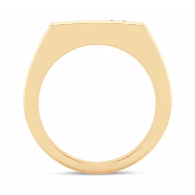 Angled Pavé Lab Diamond Band (7.5mm)
