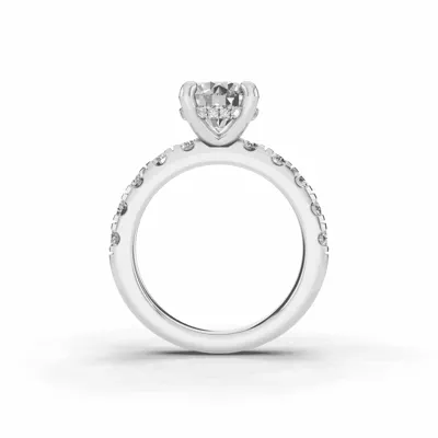 Tradition Hidden Halo Lab Pavé Engagement Ring (1.00ct. tw.)