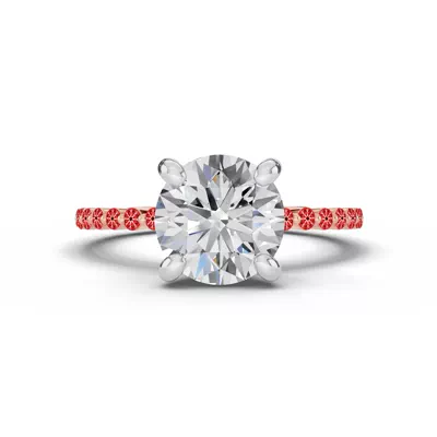 Signature Hearts & Arrows Shared Prong Lab Engagement Ring (1/5ct. tw.)