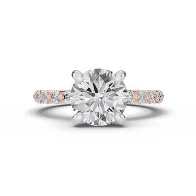 Signature Hearts & Arrows Shared Prong Lab Engagement Ring (1/2ct. tw.)