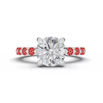 Signature Hearts & Arrows Shared Prong Lab Engagement Ring (.70ct. tw.)