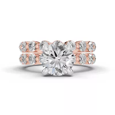 Signature Hearts & Arrows Shared Prong Lab Engagement Ring (1.00ct. tw.)