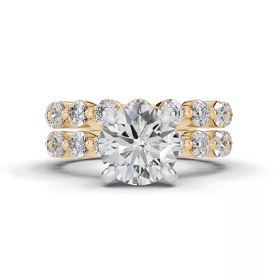 Signature Hearts & Arrows Shared Prong Lab Engagement Ring (1.00ct. tw.)