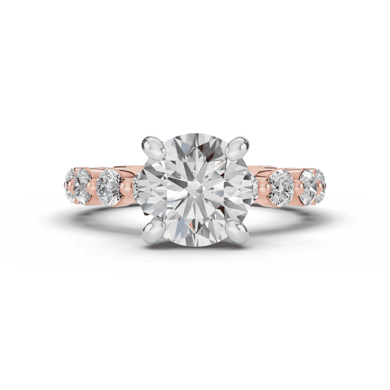 Signature Hearts & Arrows Shared Prong Lab Engagement Ring (1.00ct. tw.)