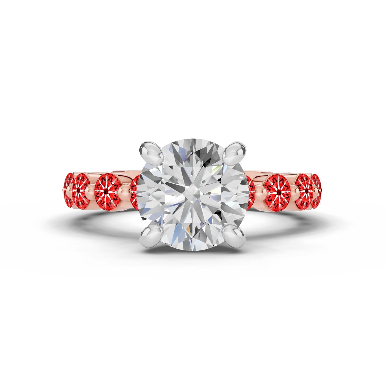 Signature Hearts & Arrows Shared Prong Lab Engagement Ring (1.00ct. tw.)