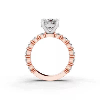 Signature Hearts & Arrows Shared Prong Lab Engagement Ring (1.00ct. tw.)