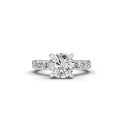 Tradition Hidden Halo Cathedral Pavé Lab Engagement Ring (1.00ct. tw.)