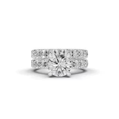 Tradition Hidden Halo Cathedral Pavé Lab Engagement Ring (1.00ct. tw.)