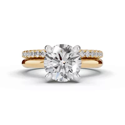 Tradition Hidden Halo Lab Engagement Ring (2mm)