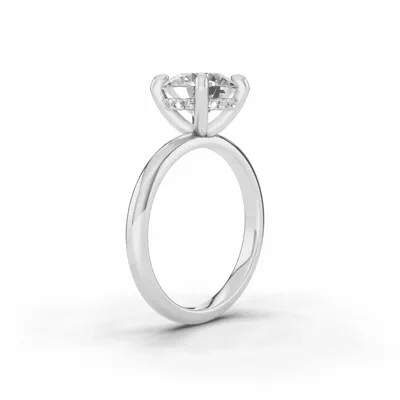 Tradition Hidden Halo Lab Engagement Ring (2mm)