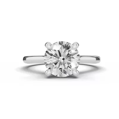 Tradition Hidden Halo Cathedral Lab Engagement Ring (2mm)
