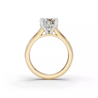 Tradition Hidden Halo Cathedral Lab Engagement Ring (2.7mm)